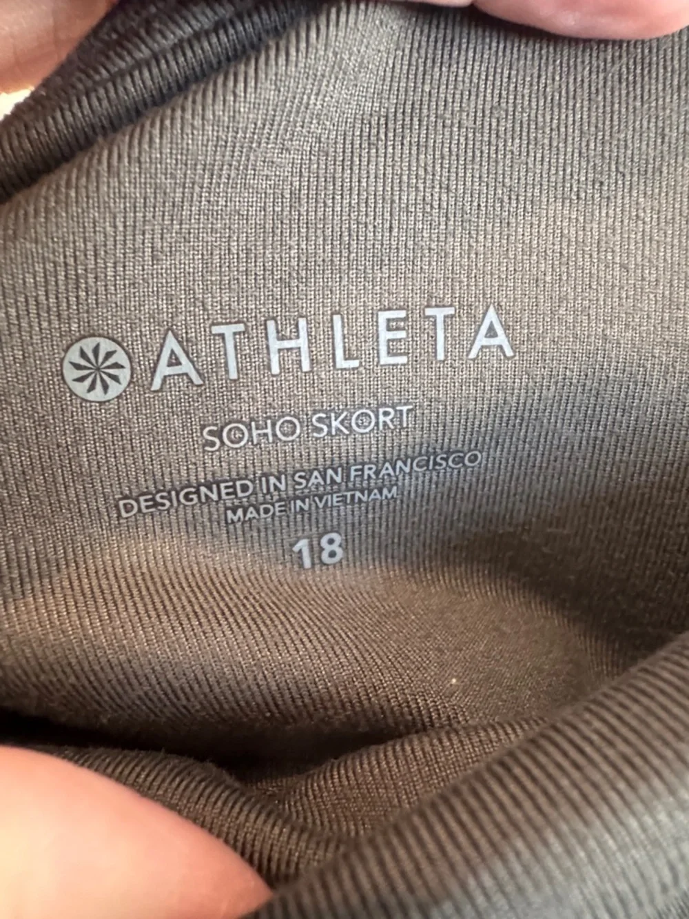 Athleta Olive Green Athletic Skort - Picture 2 of 6